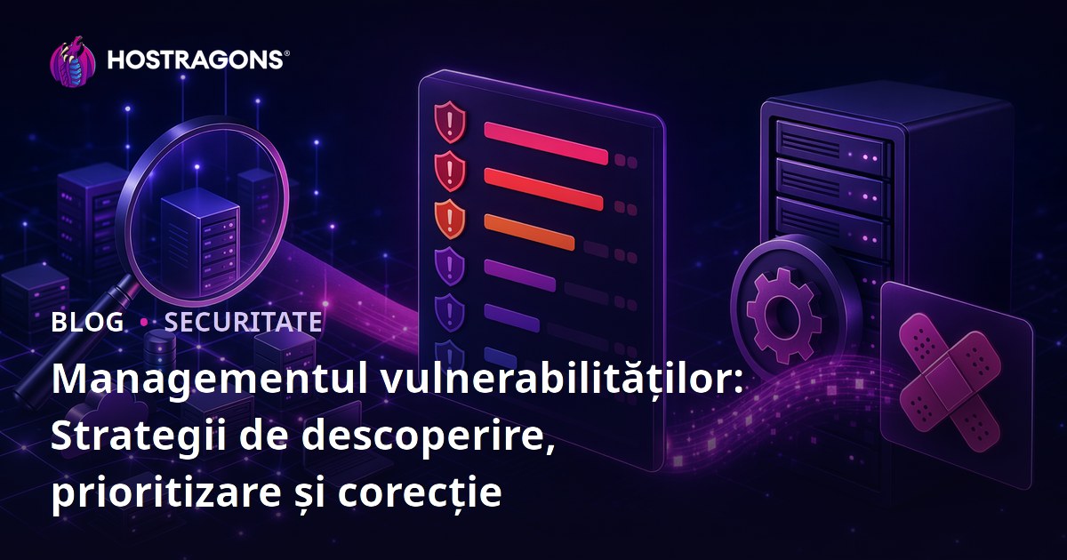 Managementul vulnerabilităților: Strategii de descoperire, prioritizare și corecție