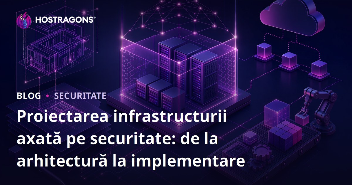 Proiectarea infrastructurii axată pe securitate: de la arhitectură la implementare