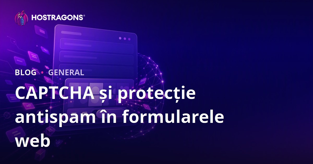 CAPTCHA și protecție antispam în formularele web