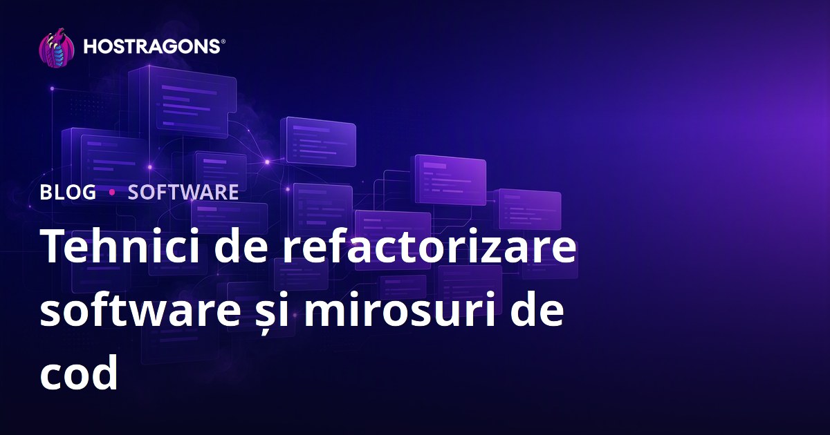 Tehnici de refactorizare software și mirosuri de cod