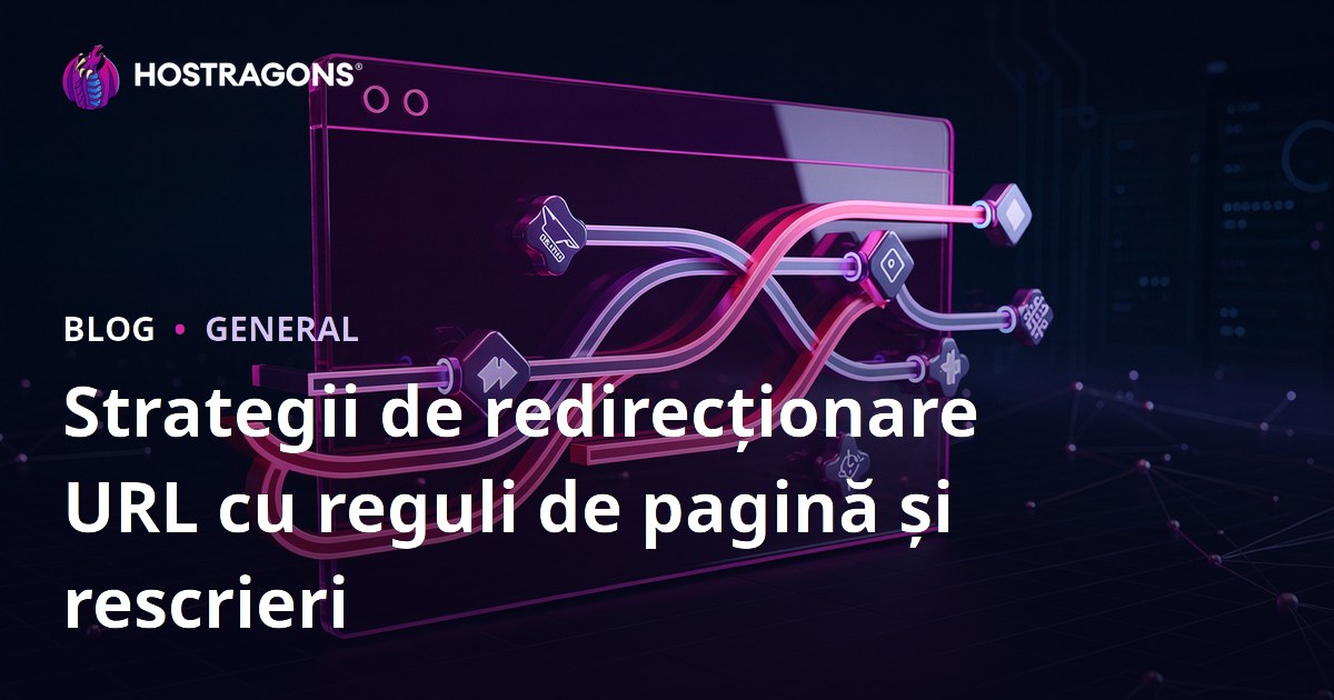 Strategii de redirecționare URL cu reguli de pagină și rescrieri