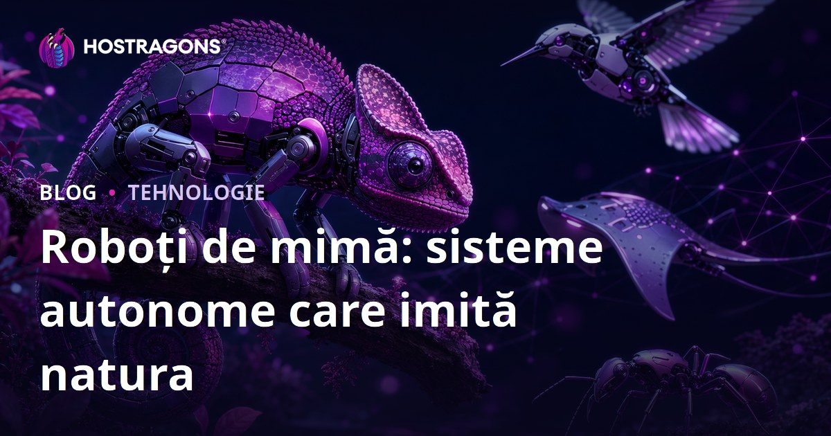 Roboți de mimă: sisteme autonome care imită natura