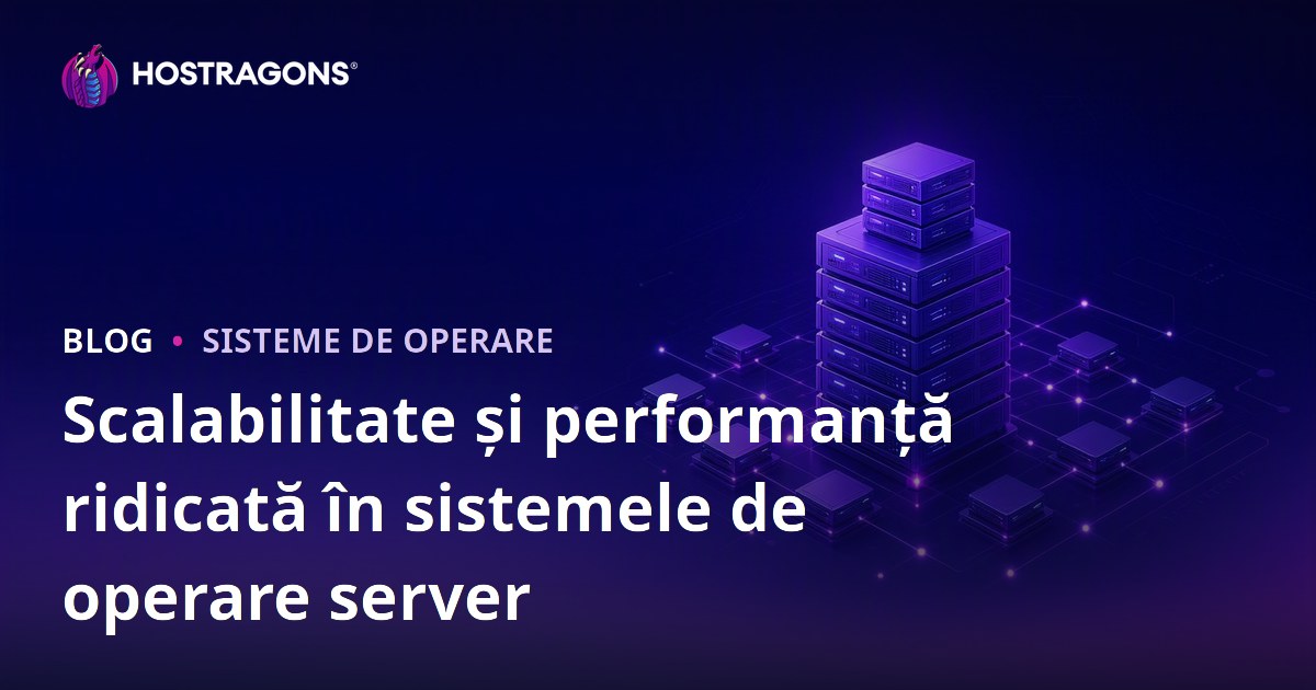 Scalabilitate și performanță ridicată în sistemele de operare server