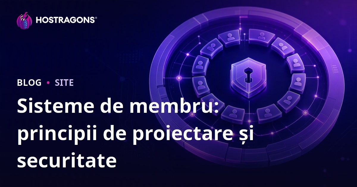 Sisteme de membru: principii de proiectare și securitate