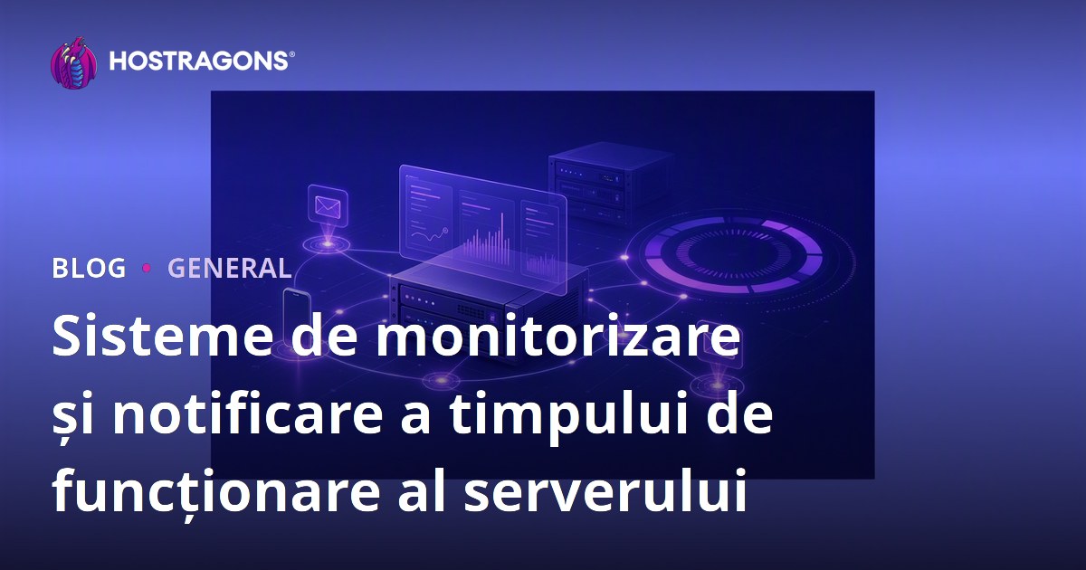 Sisteme de monitorizare și notificare a timpului de funcționare al serverului