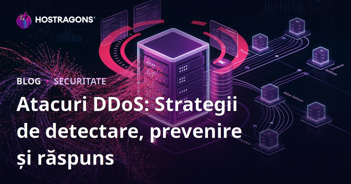 Atacuri DDoS: Strategii de detectare, prevenire și răspuns
