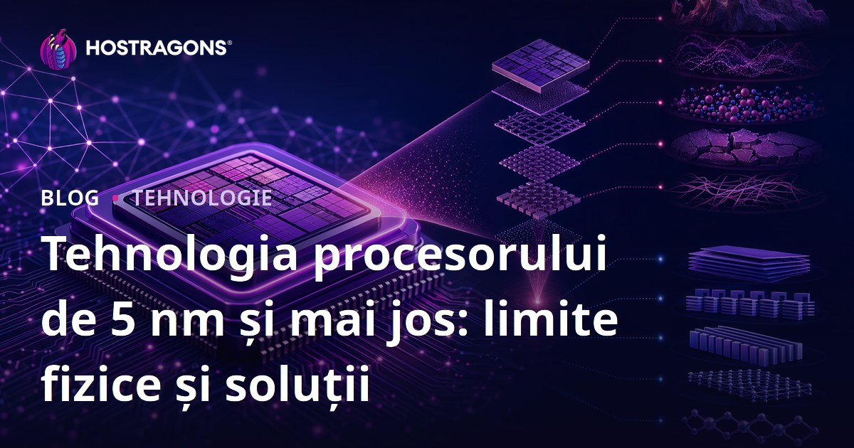 Tehnologia procesorului de 5 nm și mai jos: limite fizice și soluții