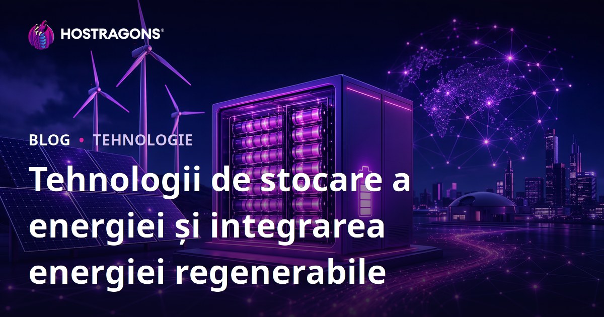 Tehnologii de stocare a energiei și integrarea energiei regenerabile