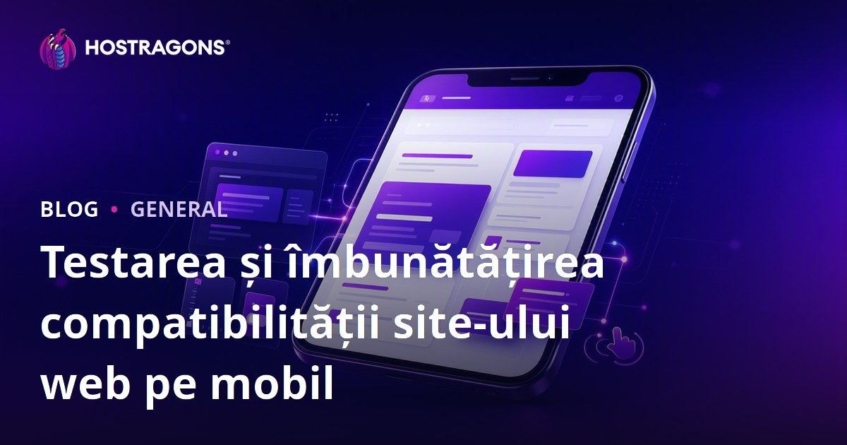 Testarea și îmbunătățirea compatibilității site-ului web pe mobil