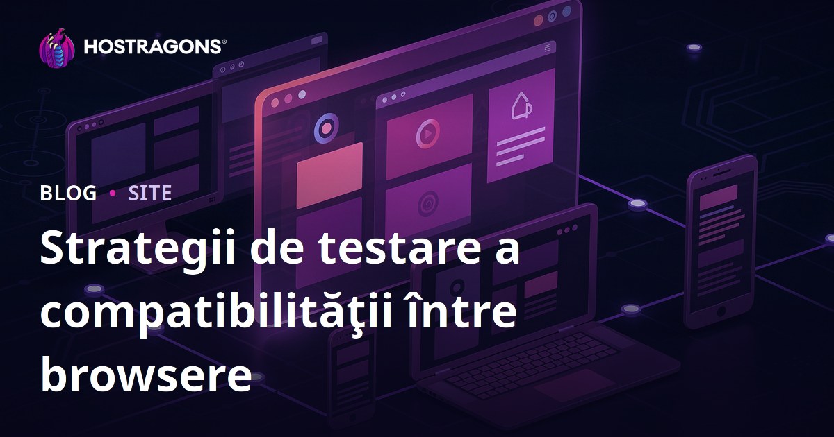 Strategii de testare a compatibilităţii între browsere
