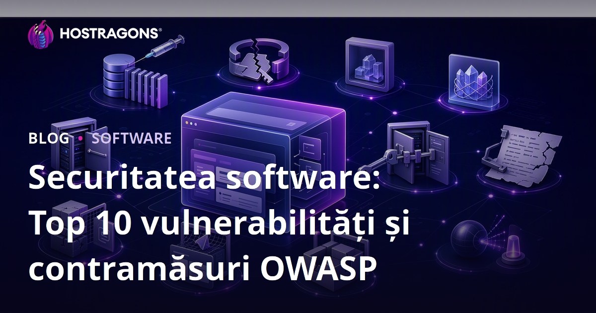 Securitatea software: Top 10 vulnerabilități și contramăsuri OWASP