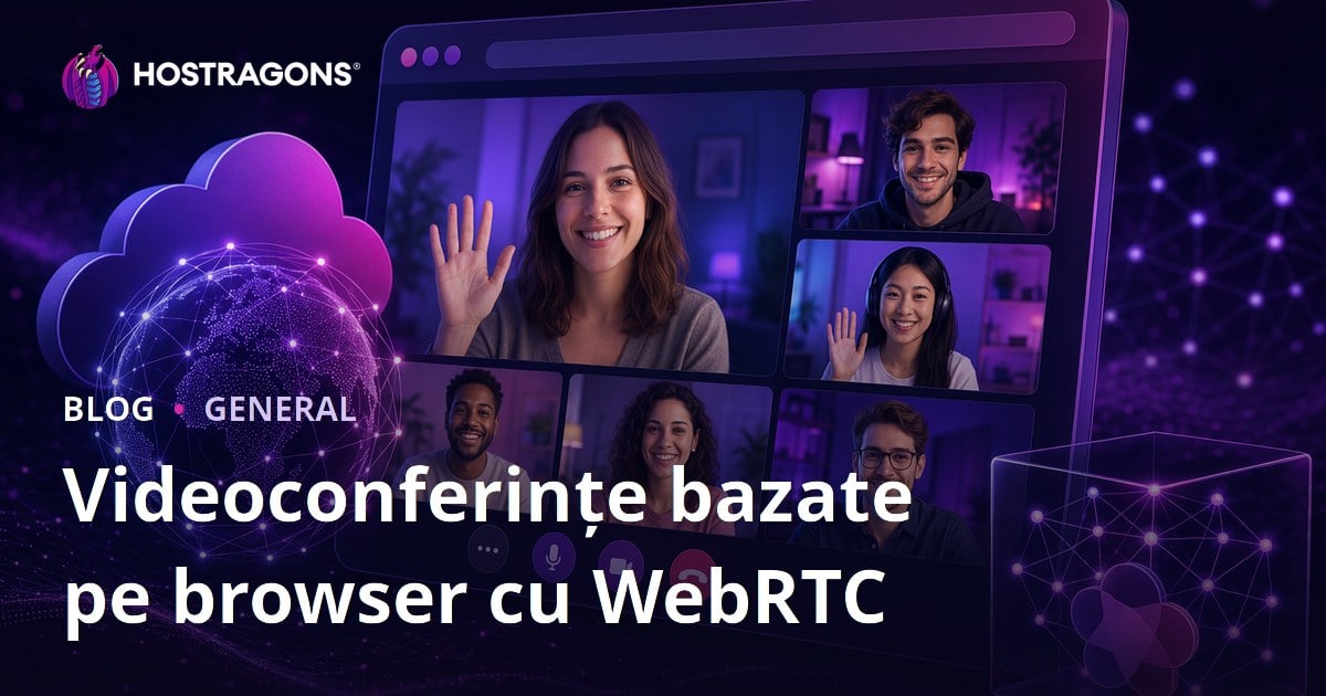 Videoconferințe bazate pe browser cu WebRTC