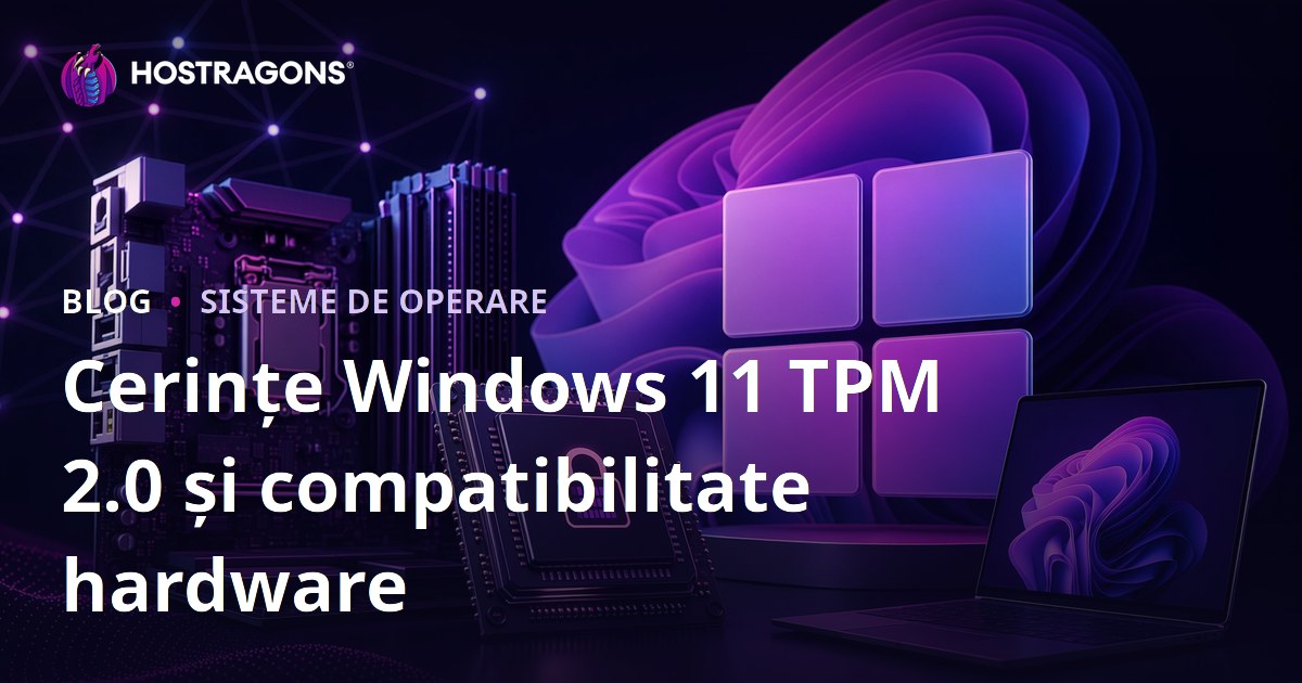 Cerințe Windows 11 TPM 2.0 și compatibilitate hardware