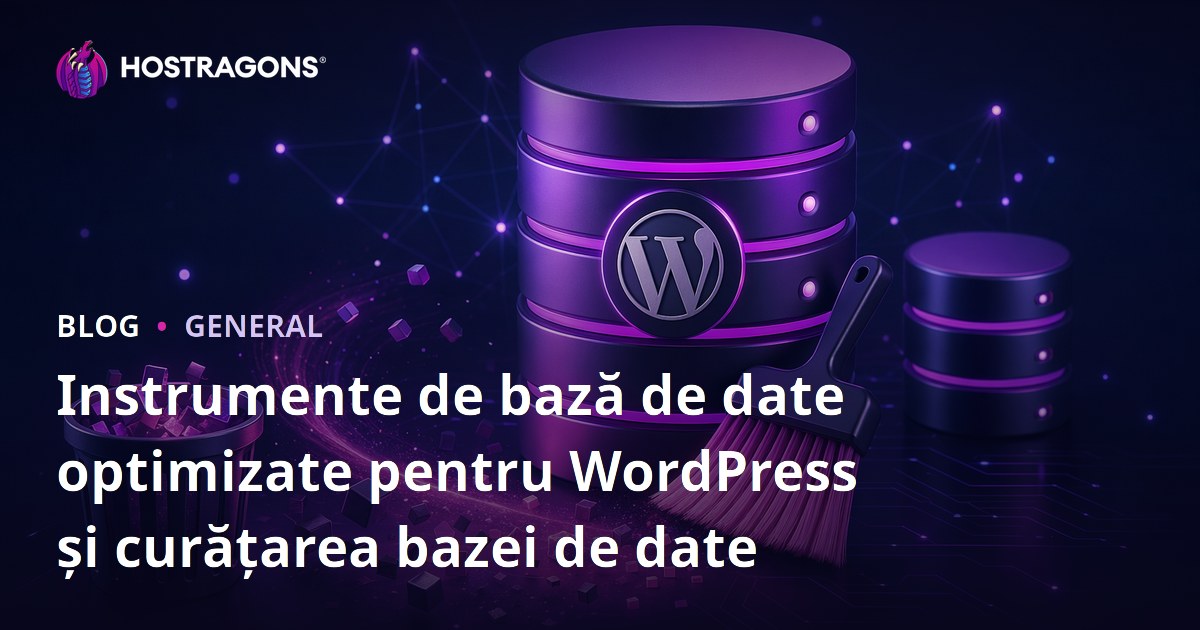 Instrumente de bază de date optimizate pentru WordPress și curățarea bazei de date