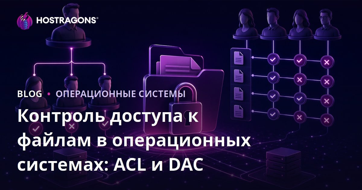 Контроль доступа к файлам в операционных системах: ACL и DAC