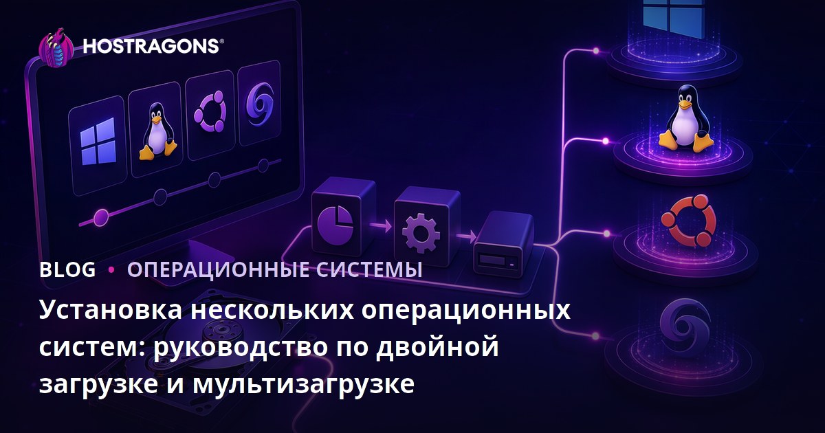 Установка нескольких операционных систем: Руководство по двойной и многозагрузочной конфигурации