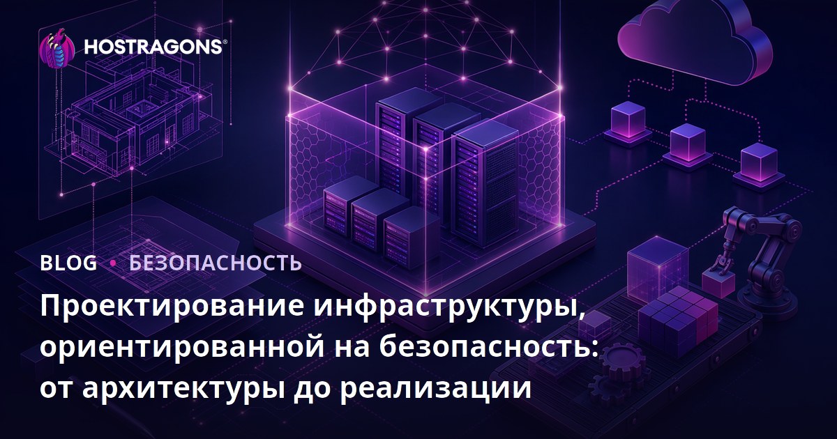 Проектирование инфраструктуры, ориентированной на безопасность: от архитектуры до реализации