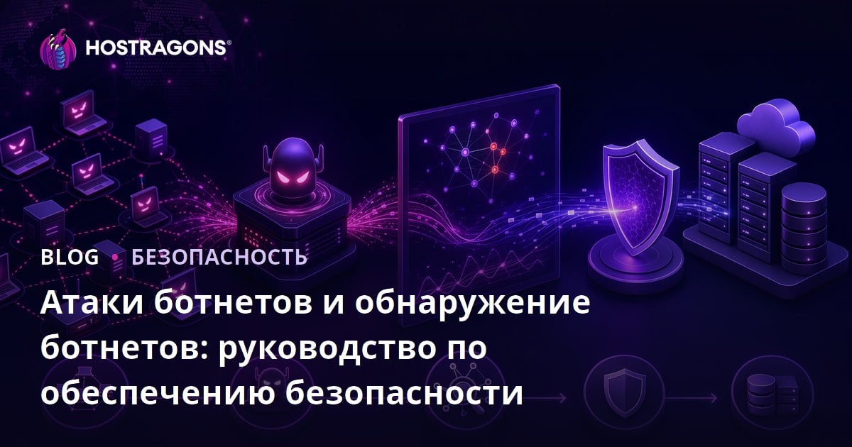 Атаки ботнетов и обнаружение ботнетов: руководство по обеспечению безопасности