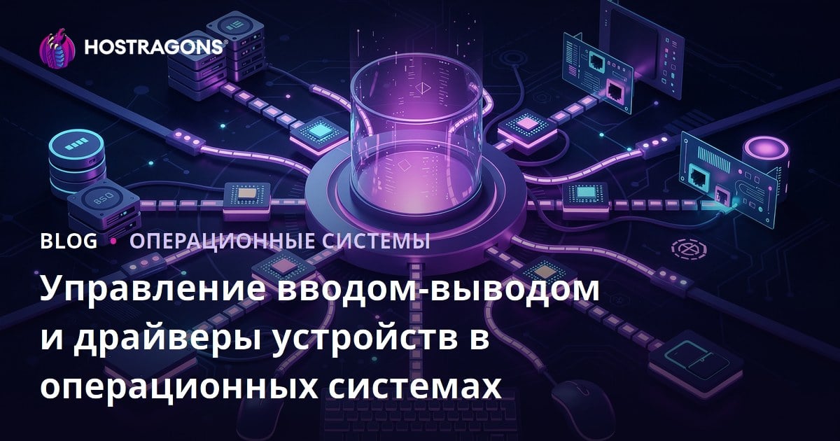 Управление вводом-выводом и драйверы устройств в операционных системах
