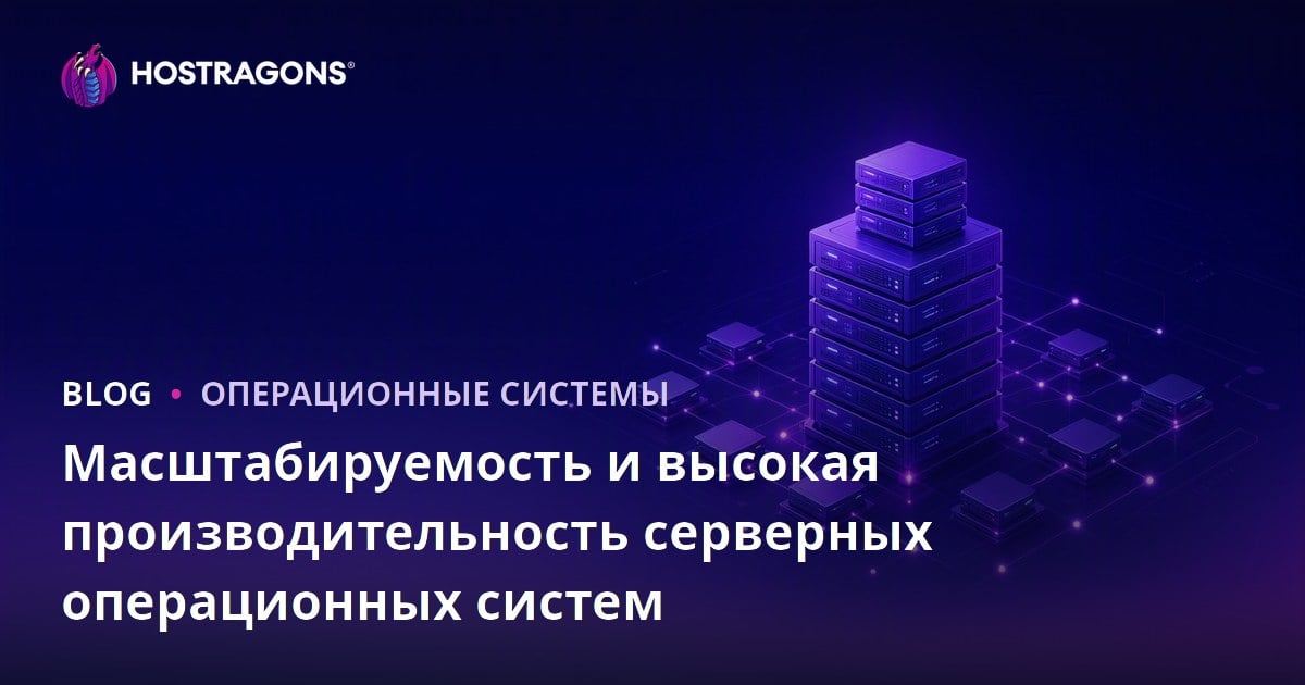 Масштабируемость и высокая производительность серверных операционных систем