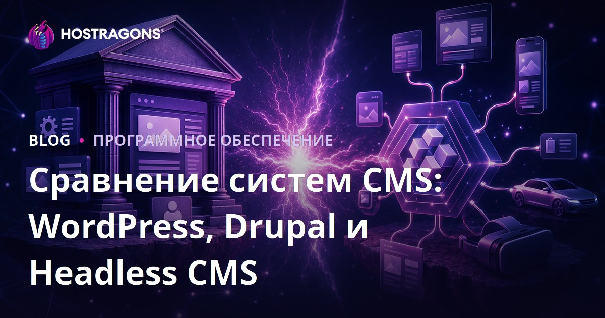 Сравнение систем CMS: WordPress, Drupal и Headless CMS