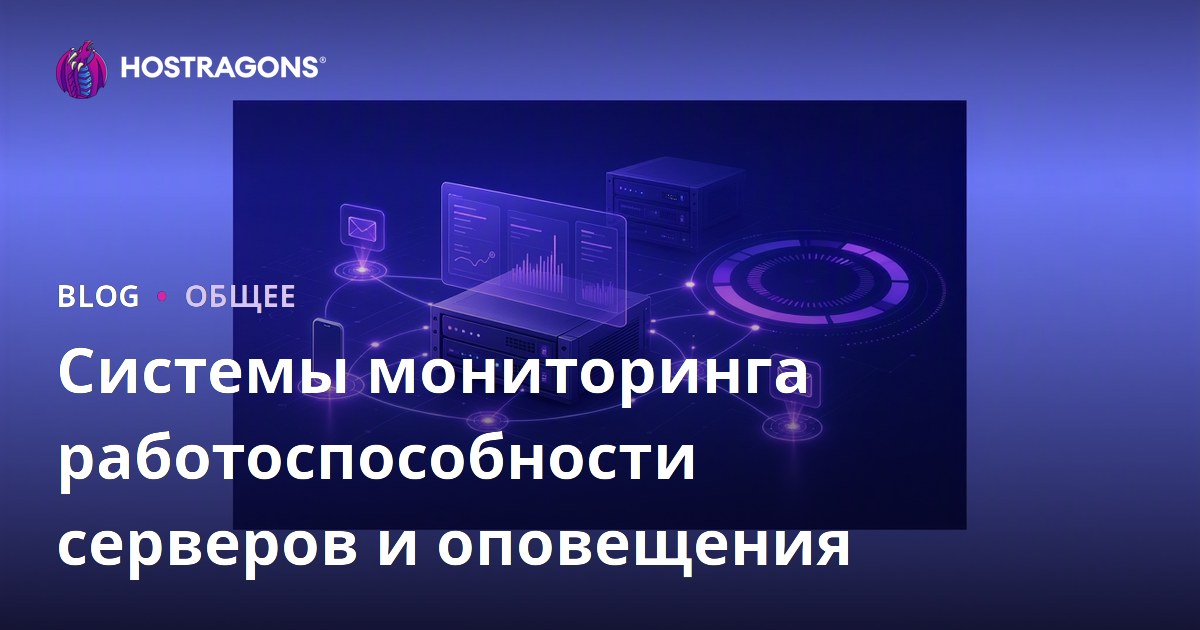 Системы мониторинга работоспособности серверов и оповещения