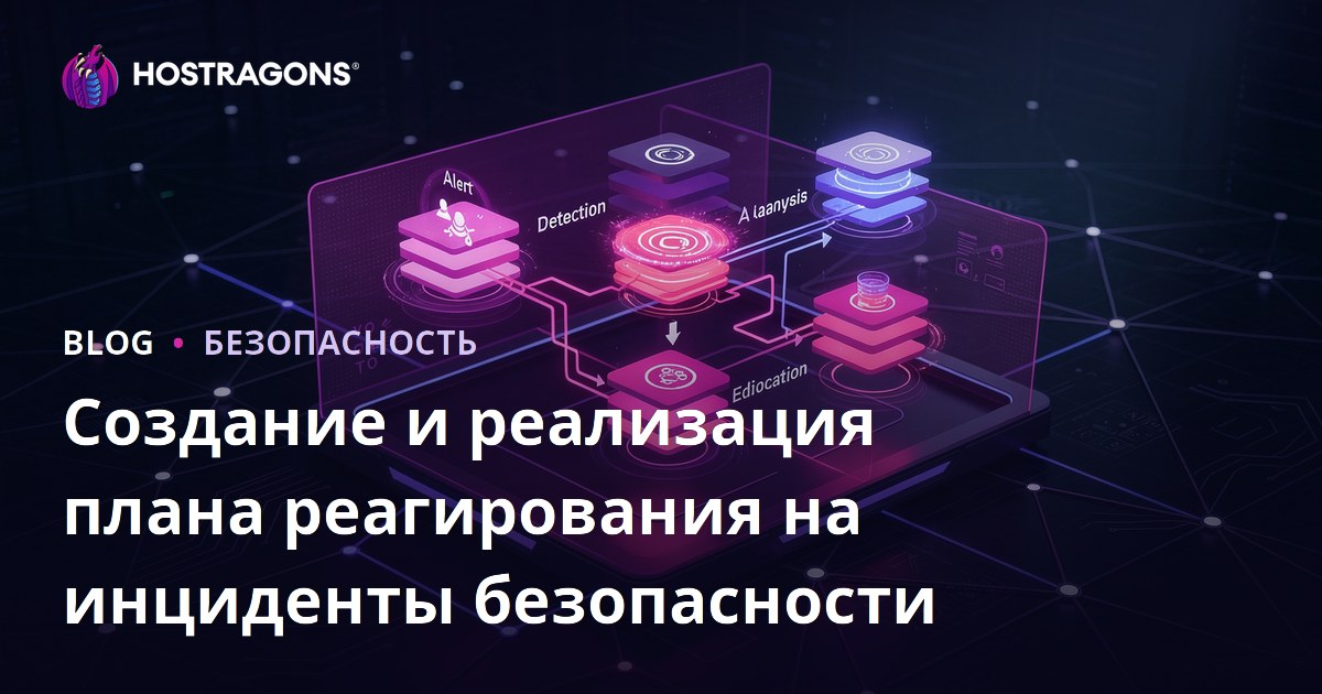 Создание и реализация плана реагирования на инциденты безопасности
