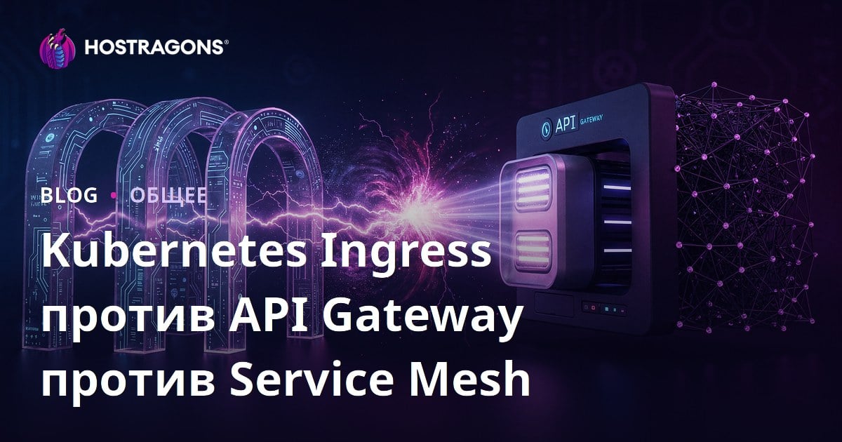 Kubernetes Ingress против API Gateway против Service Mesh