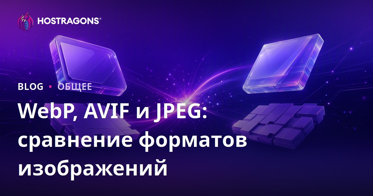 WebP, AVIF и JPEG: сравнение форматов изображений