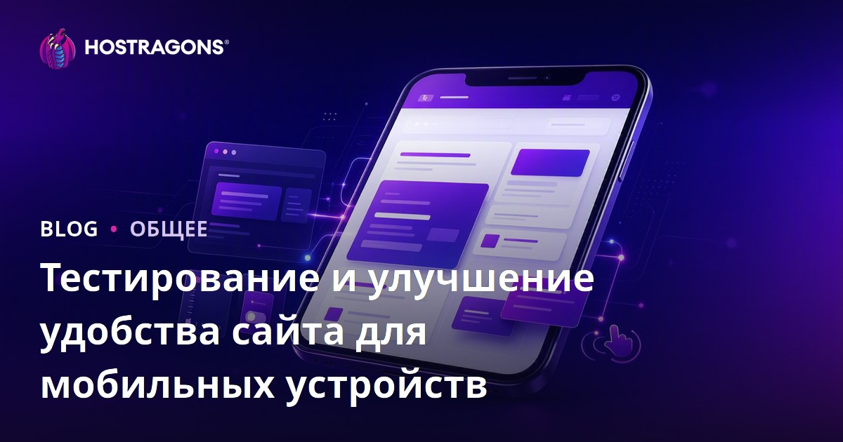 Тестирование и улучшение удобства сайта для мобильных устройств