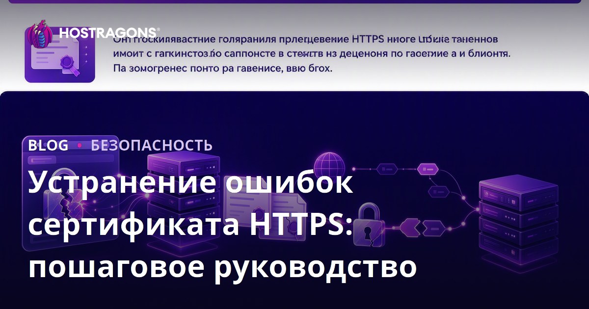 Устранение ошибок сертификата HTTPS: пошаговое руководство
