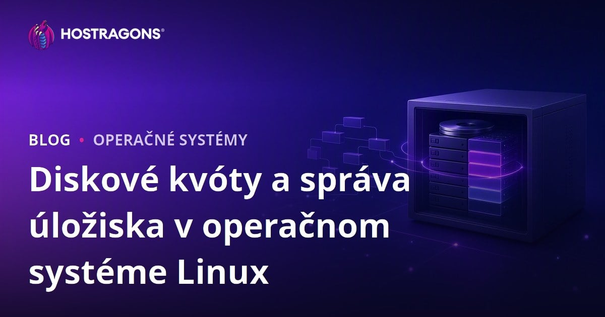 Diskové kvóty a správa úložiska v operačnom systéme Linux