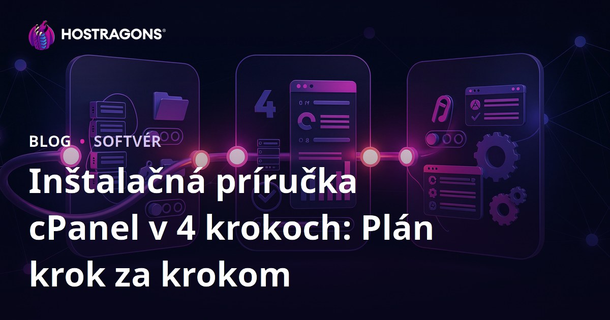 Inštalačná príručka cPanel v 4 krokoch: Plán krok za krokom