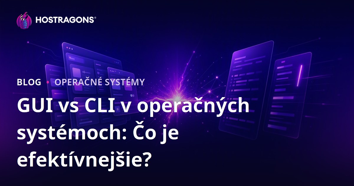 GUI vs CLI v operačných systémoch: Čo je efektívnejšie?
