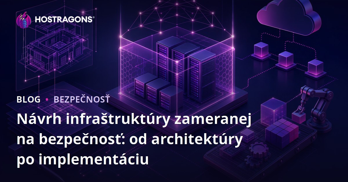 Návrh infraštruktúry zameranej na bezpečnosť: od architektúry po implementáciu