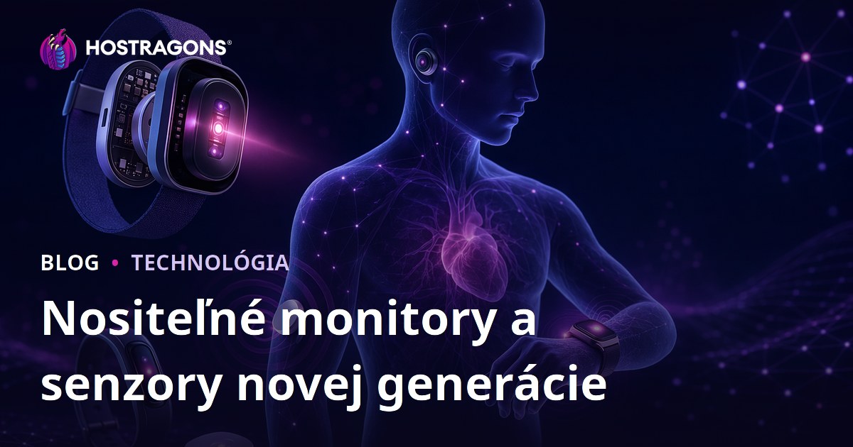 Nositeľné monitory a senzory novej generácie