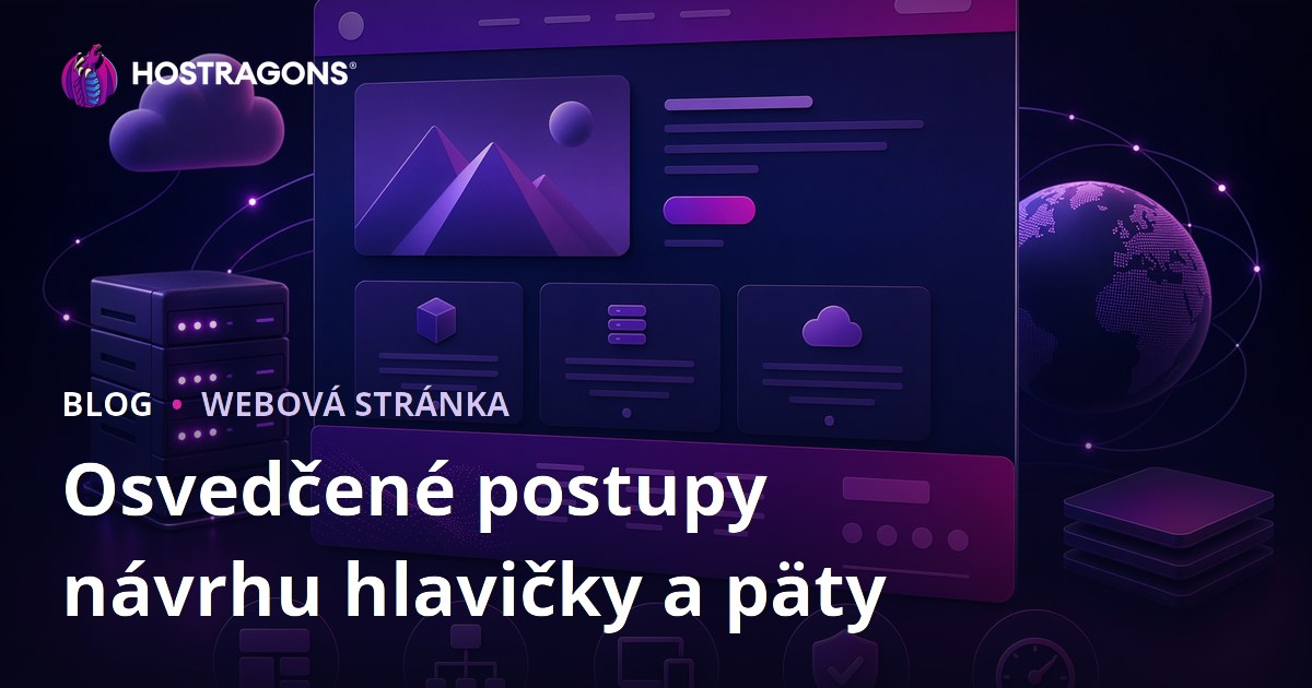 Osvedčené postupy návrhu hlavičky a päty