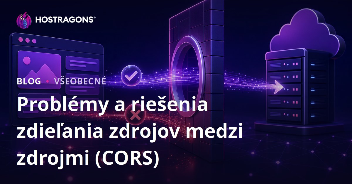Problémy a riešenia zdieľania zdrojov medzi zdrojmi (CORS)