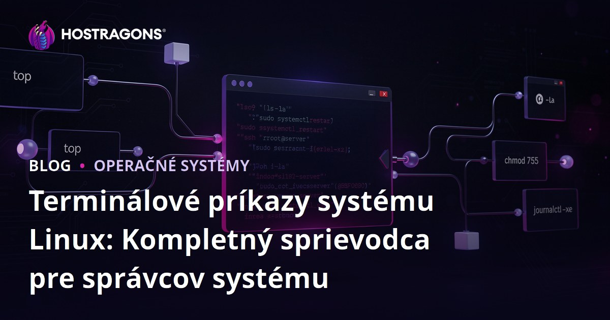 Terminálové príkazy systému Linux: Kompletný sprievodca pre správcov systému