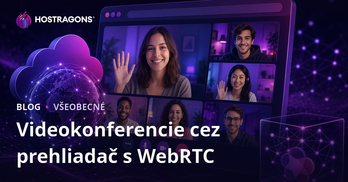Videokonferencie cez prehliadač s WebRTC