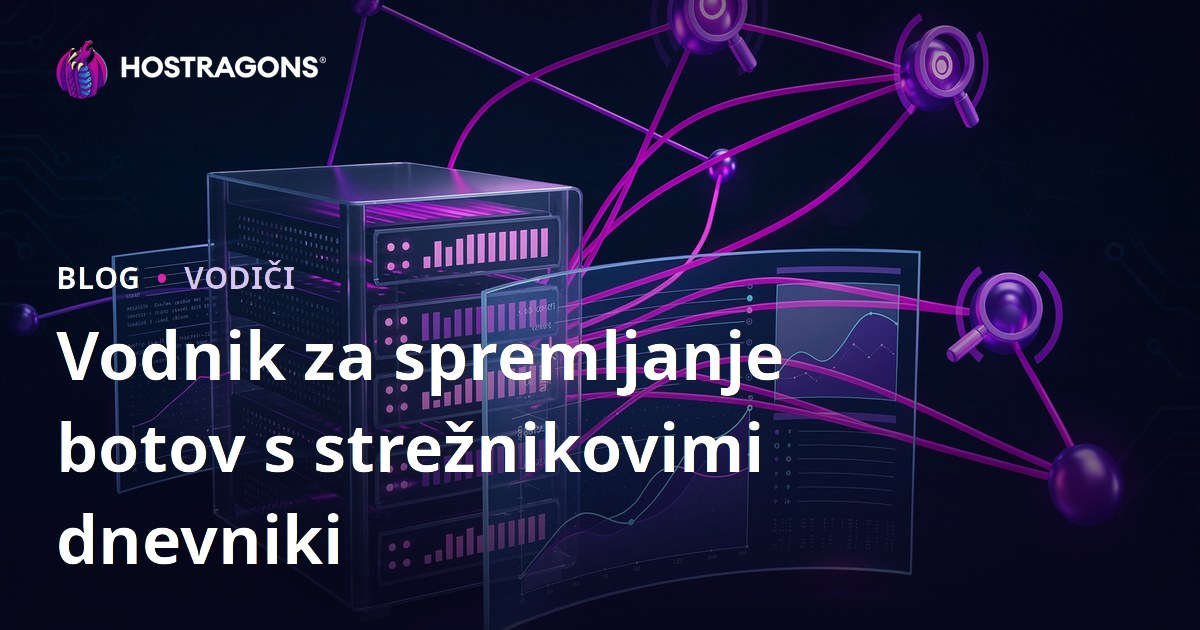 Analiza strežnih logov za sledenje botom iskalnikov