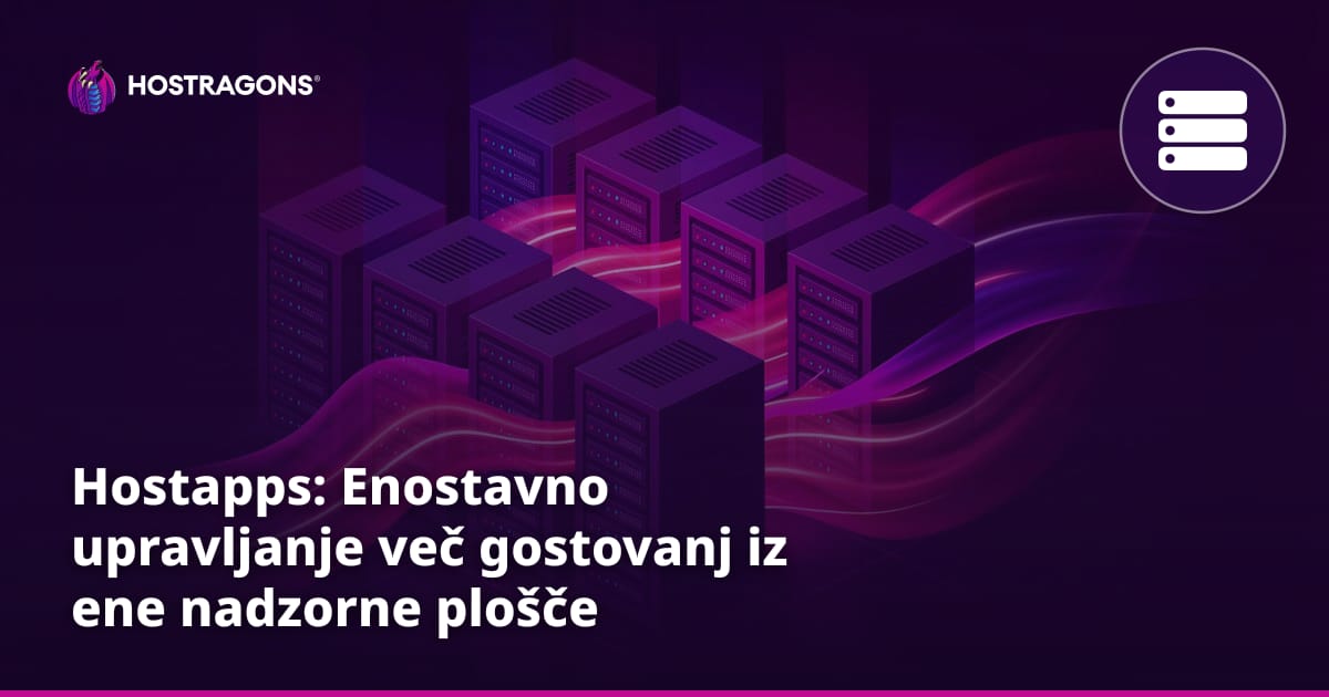Hostapps: Enostavno upravljanje več gostovanj iz ene nadzorne plošče