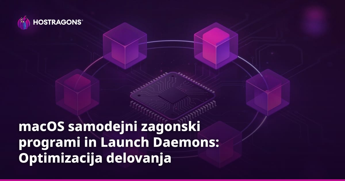 macOS samodejni zagonski programi in Launch Daemons: Optimizacija delovanja
