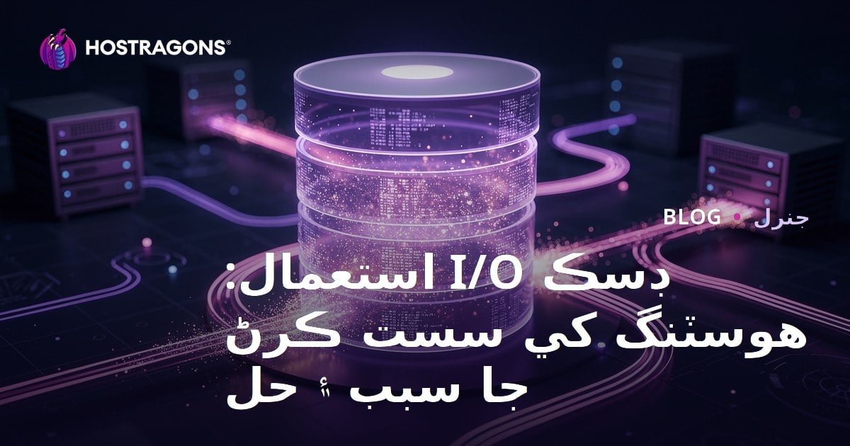 ڊسڪ I/O استعمال: هوسٽنگ کي سست ڪرڻ جا سبب ۽ حل