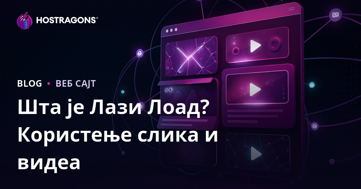 Шта је Lazy Load (Лени учитавање) и како се користи у сликама и видео записима?