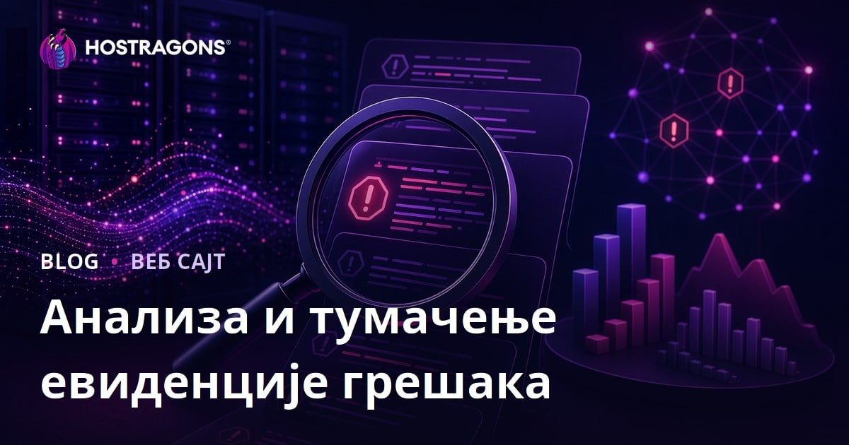 Анализа и тумачење евиденције грешака