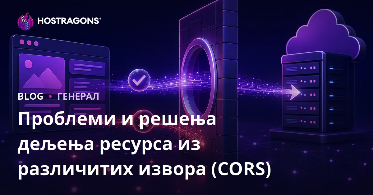 Проблеми и решења дељења ресурса из различитих извора (CORS)