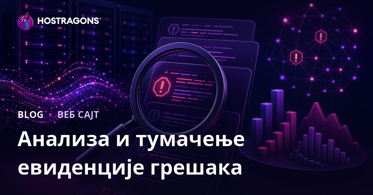 Анализа и тумачење евиденције грешака