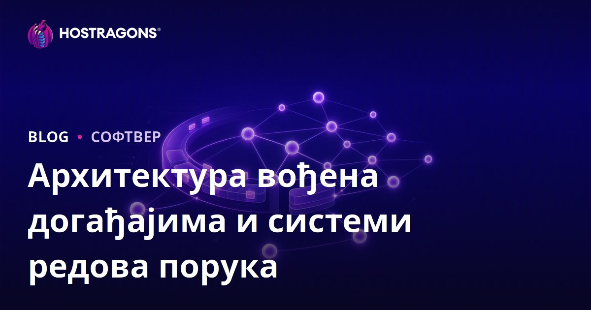Архитектура вођена догађајима и системи редова порука