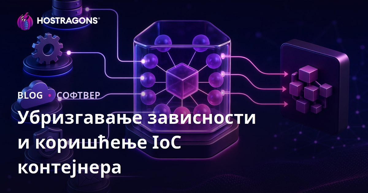 Убризгавање зависности и коришћење IoC контејнера